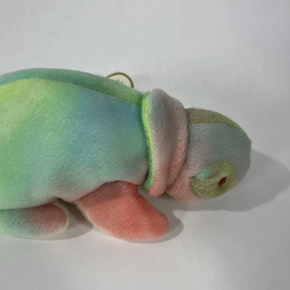 Ty Beanie Baby 9‎ inch Rainbow The Chameleon 1997 With Tag